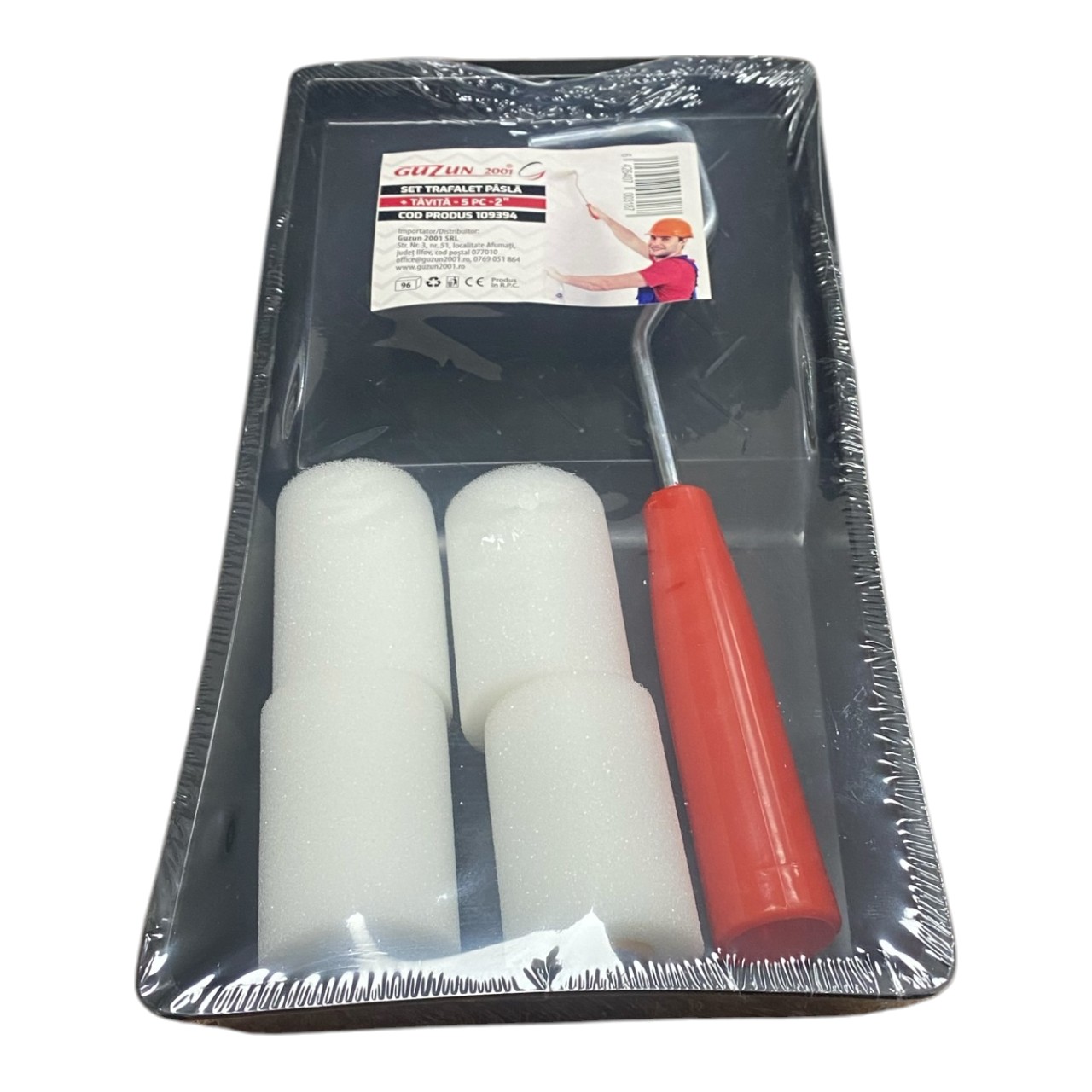 Set trafalet din burete (5 cm) 4 rezerve plus tava