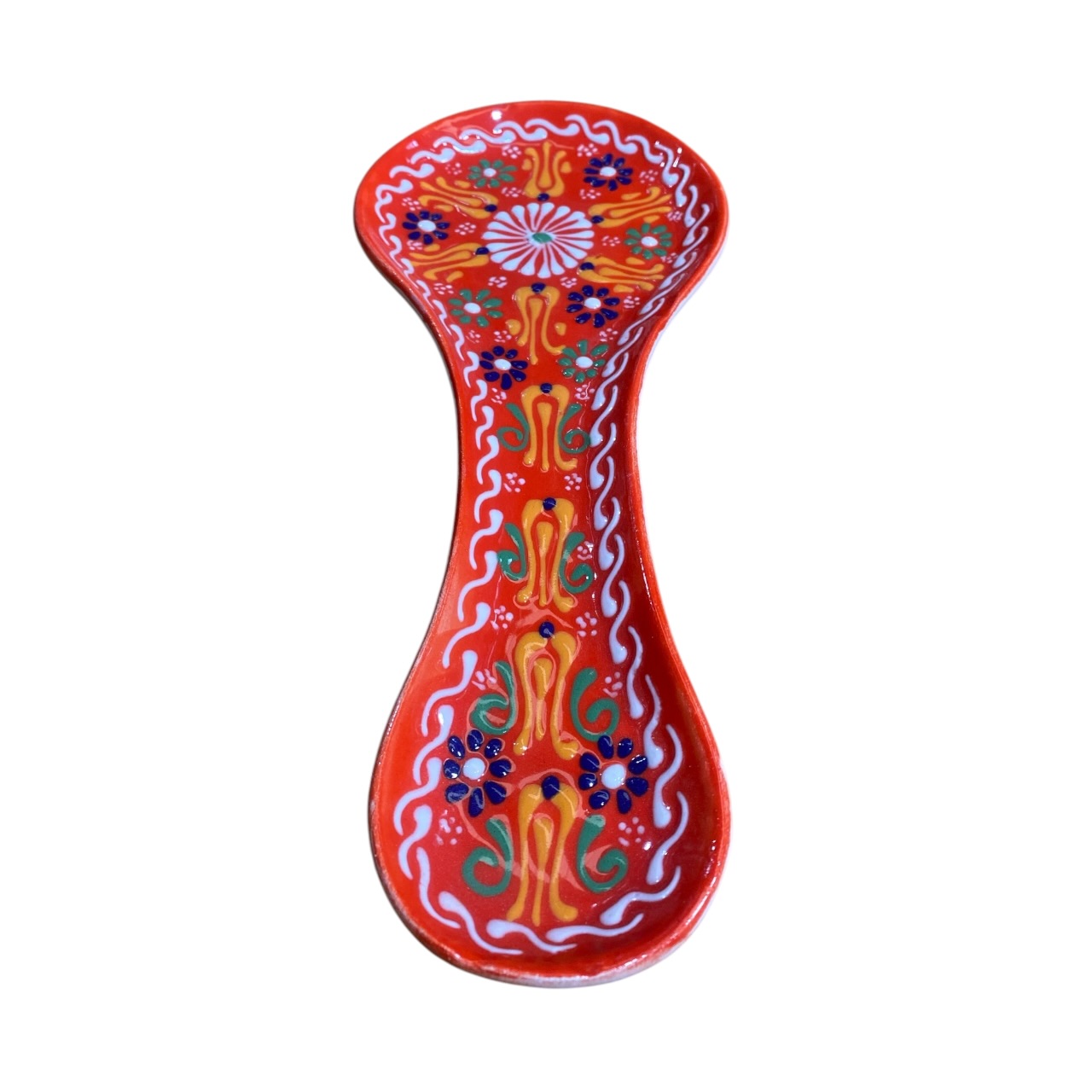 Suport lingura ceramica, pictat manual 25 cm - imagine 5