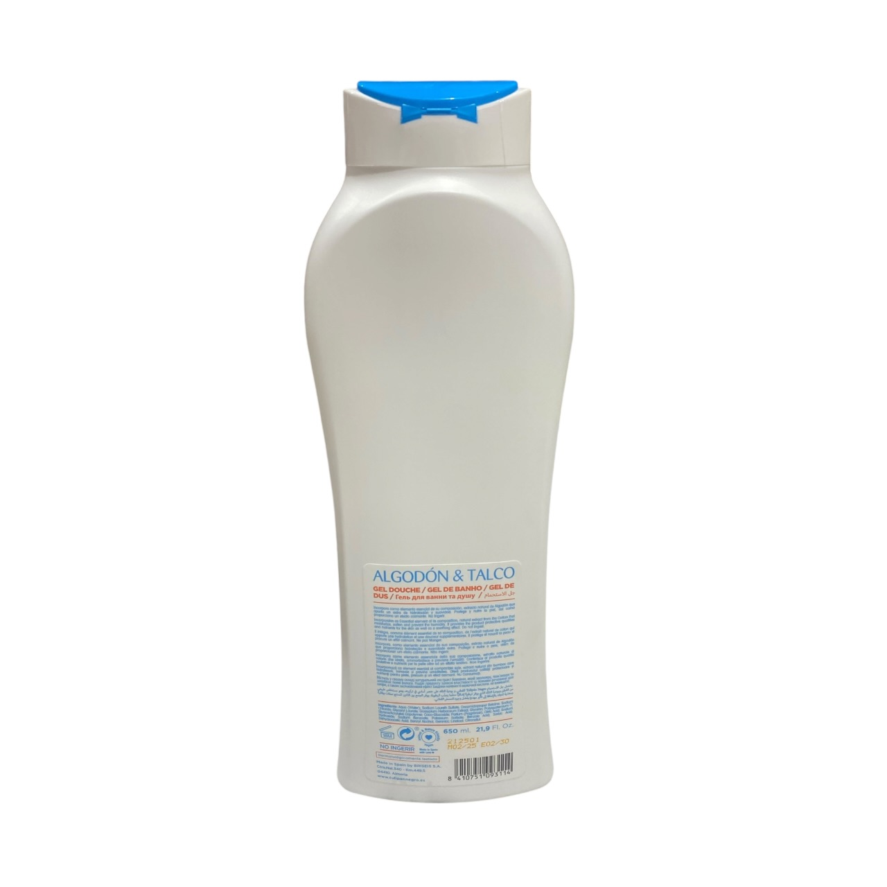 Tulipan Negro, Gel dus Algodon & Talco 650 ml - imagine 2