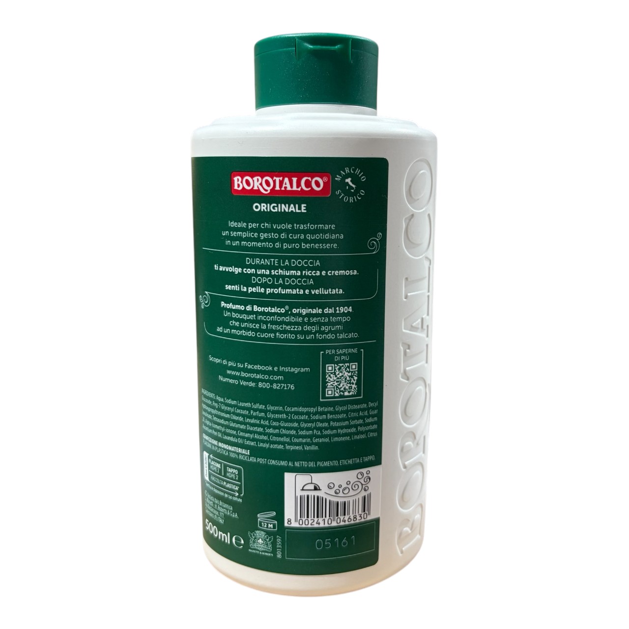 Borotalco gel de dus, Original 500 ml - imagine 2