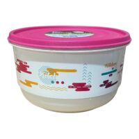 Cutie alimente rotunda , cu model si capac color 1,8 L