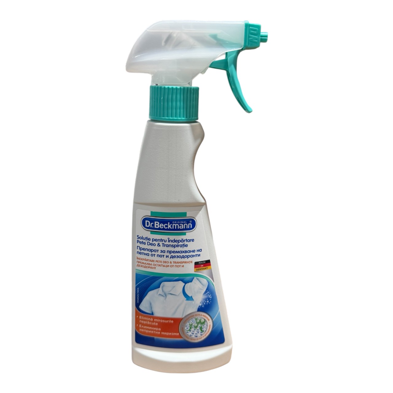 Dr. Beckmann Solutie Spray indepartare pete deodorant 250 ml