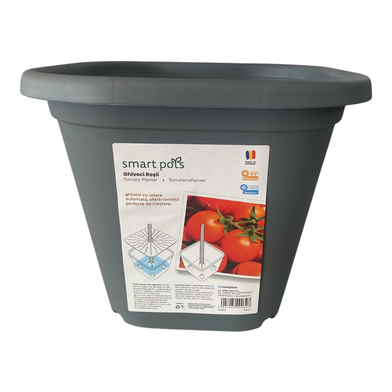 Ghiveci Smart Pots patrat cu udare automata , Pentru rosii 11 kg