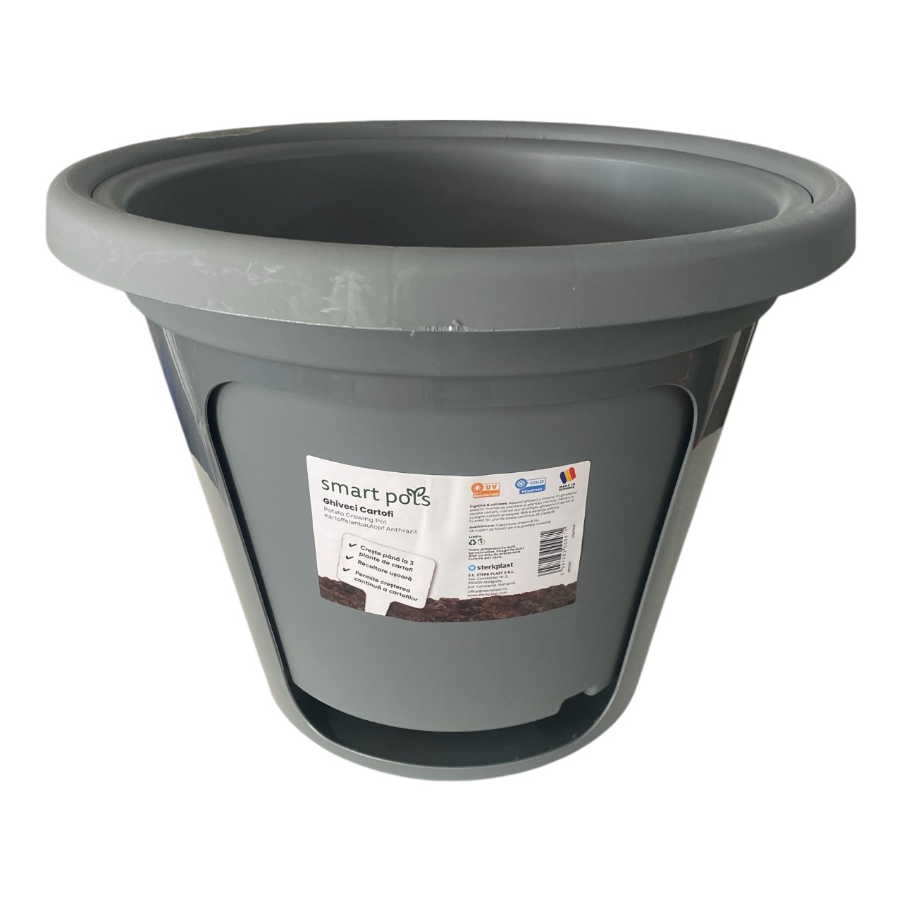 Ghiveci Smart Pots rotund , Pentru cartofi 15 L