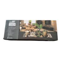 Set aromaterapie cu suport pentru lumanari , ulei parfumat si bete ( Iasomie )