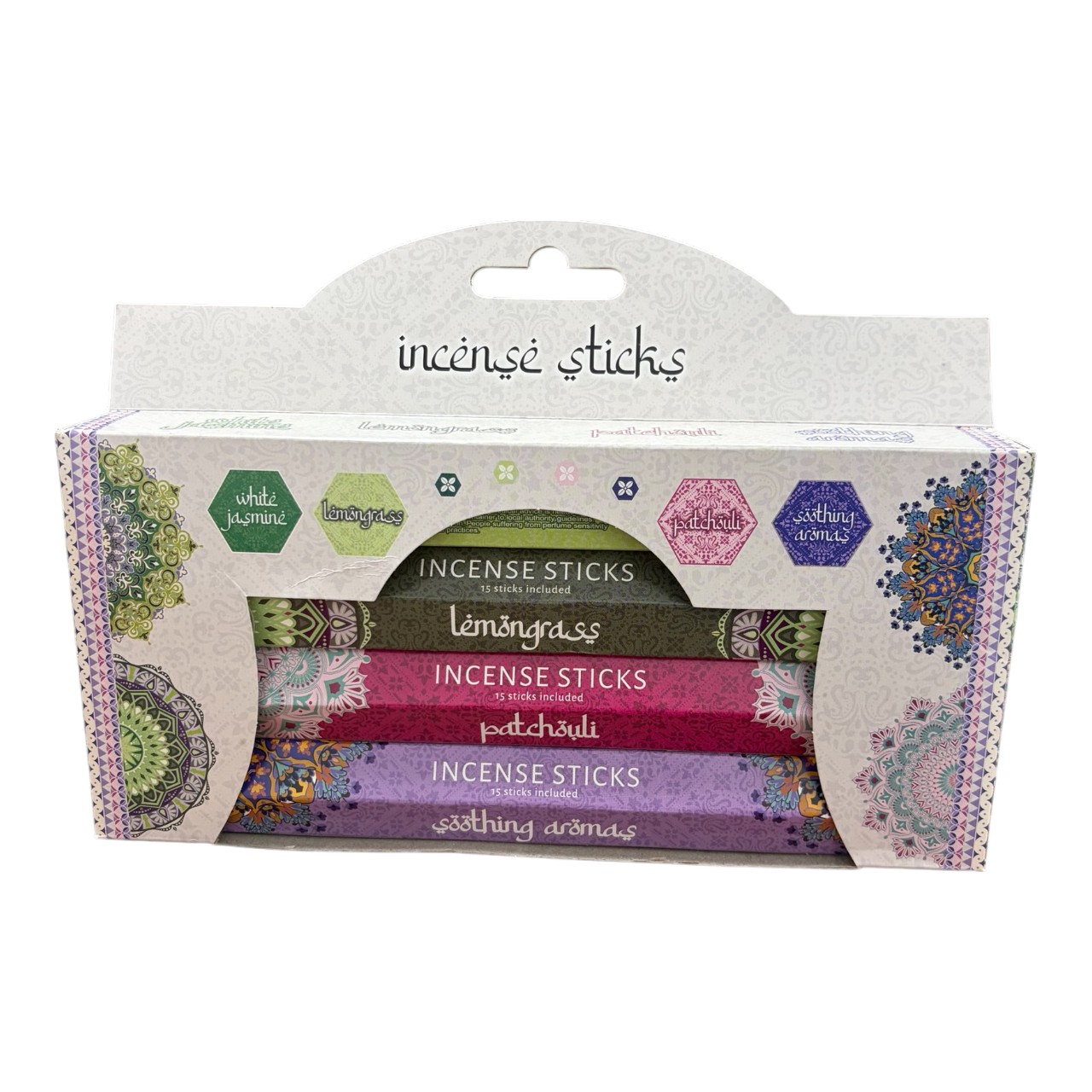 Set Pan aroma betisoare parfumate prin ardere , diverse sortimente 4 bucati