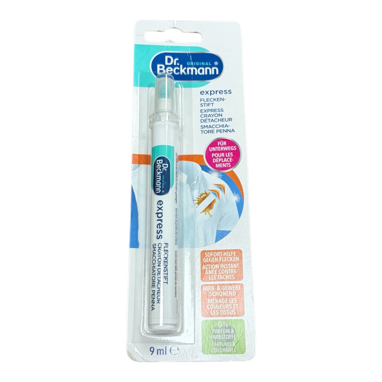 Stilou (creion) indepartat pete instant, Dr. Beckmann 9 ml