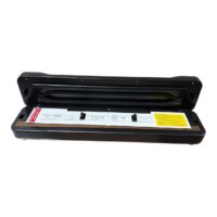 Aparat top vidat si sigilat alimente cu acumulator, negru