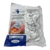 Capac din folie de aluminiu pentru alimente cu elastic, 18 bucati