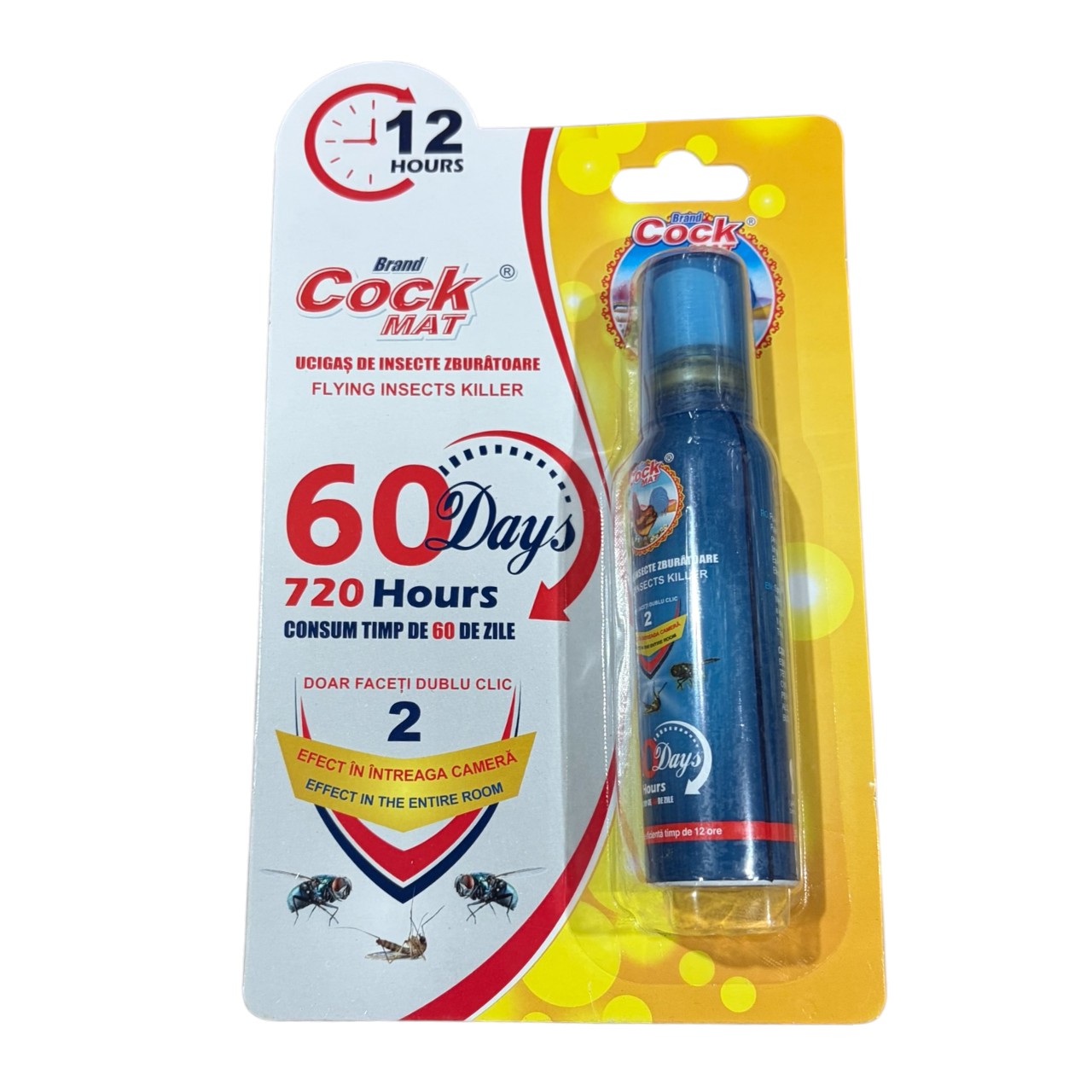 Cock Mat Insecticid Spray pentru insecte zburatoare, 45 ml