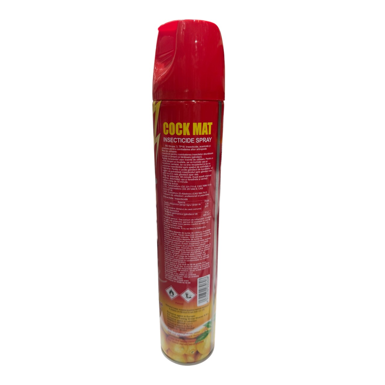 Cock Mat Insecticid Spray universal parfumat (Lamaie), 400 ml - imagine 2