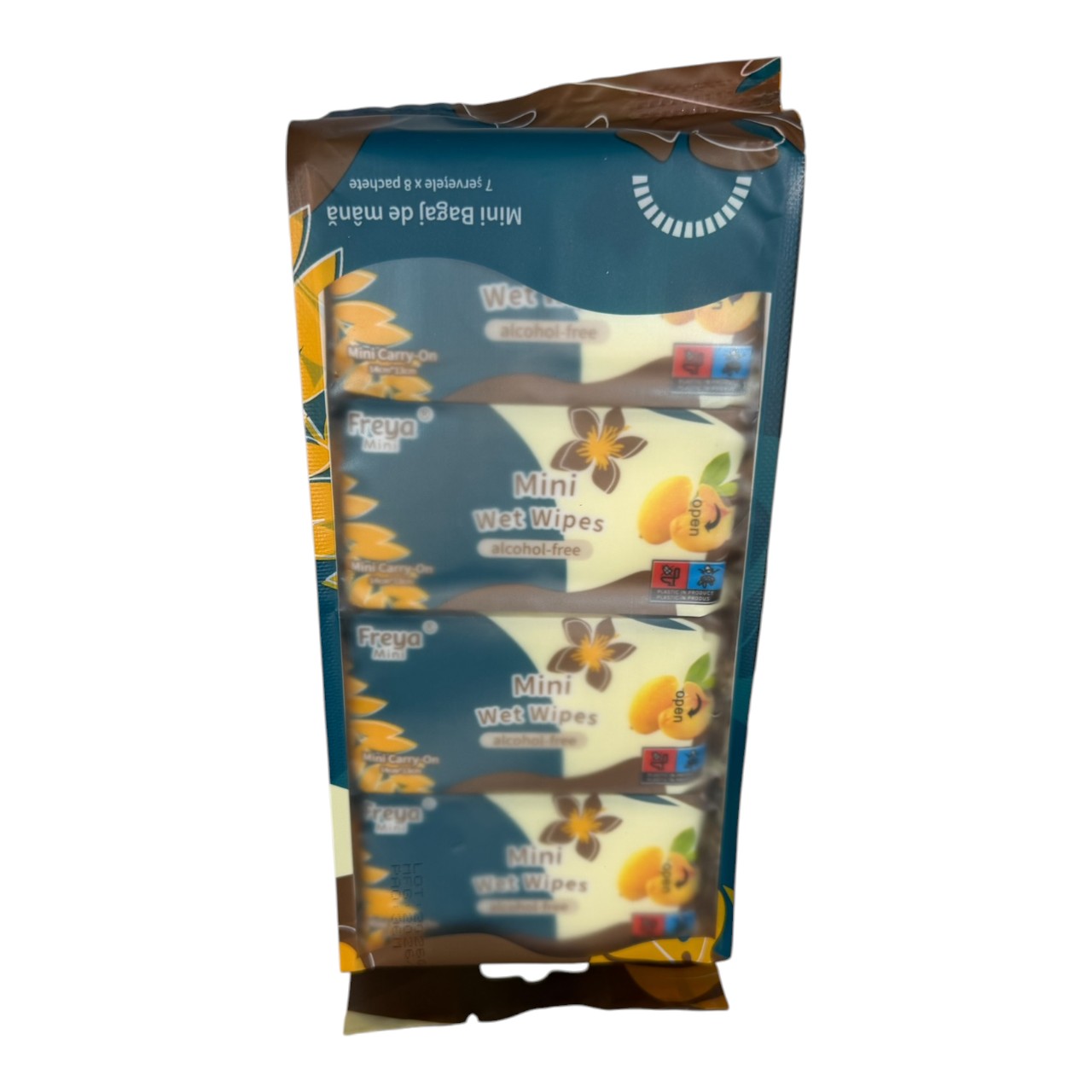 Freya Mini Servetele umede bagaj de mana Mango, 8 bucati - imagine 2
