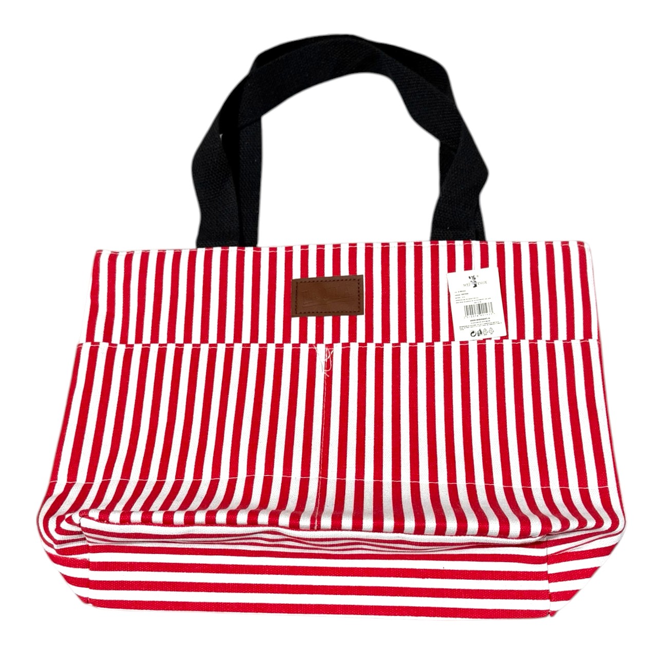 Geanta Plaja Textil cu model si fermoar, 41x34x12 cm