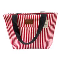Geanta Plaja Textil cu model si fermoar, 41x34x12 cm