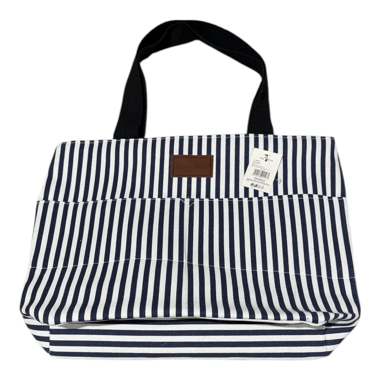 Geanta Plaja Textil cu model si fermoar, 41x34x12 cm - imagine 2