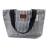 Geanta Plaja Textil cu model si fermoar, 41x34x12 cm