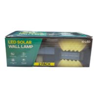 Lampa Solara Perete (Gard) 10 leduri, 2 bucati