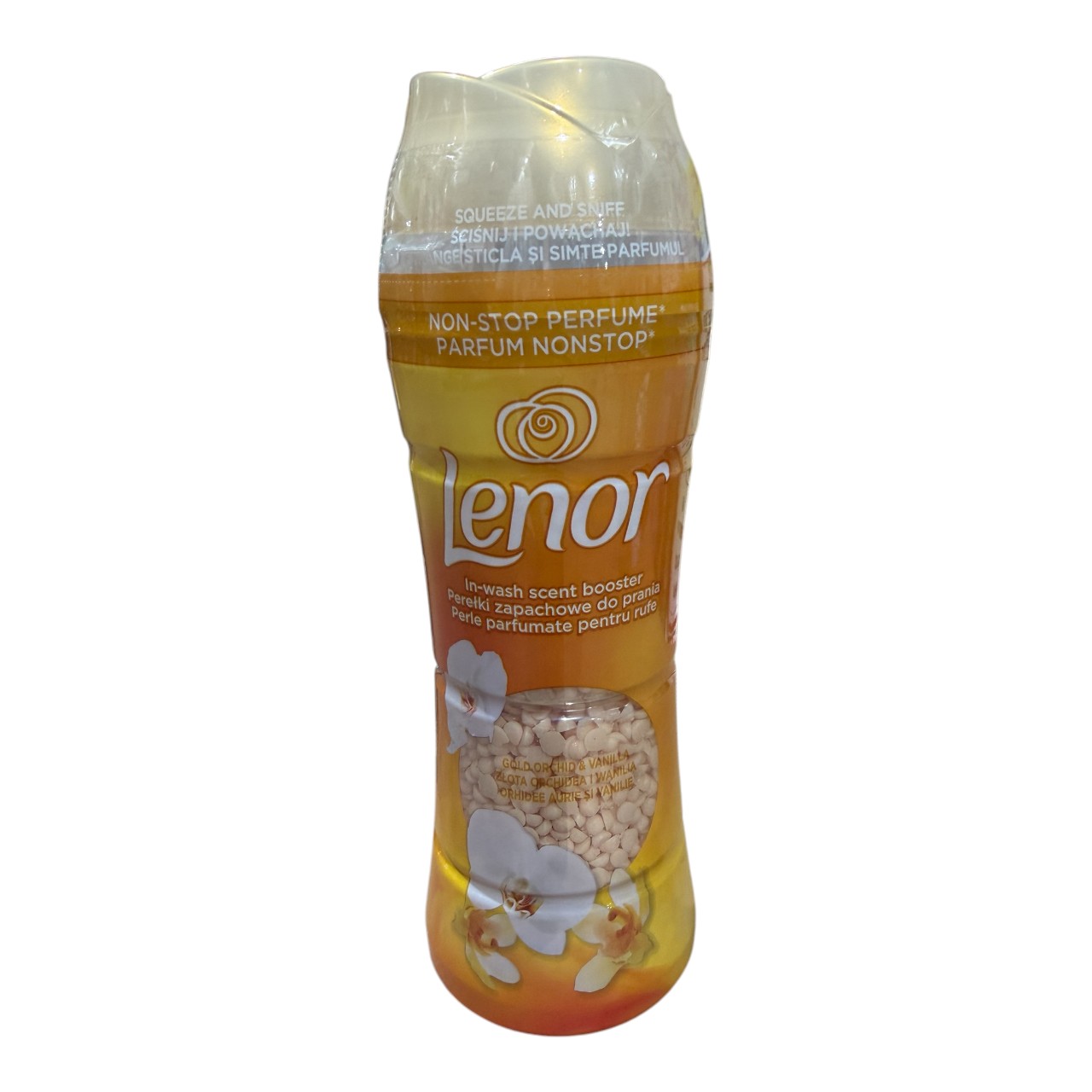 Lenor Unstoppables Perle parfumate pentru rufe (Gold Orchid & Vanilla), 270 g