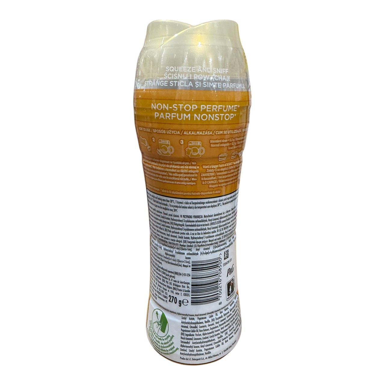 Lenor Unstoppables Perle parfumate pentru rufe (Gold Orchid & Vanilla), 270 g - imagine 2