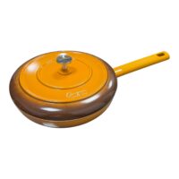 Origini Chef Nicolai Tand, Tigaie cu capac din aluminiu turnat, 26x5 cm