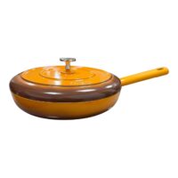 Origini Chef Nicolai Tand, Tigaie cu capac din aluminiu turnat, 26x5 cm