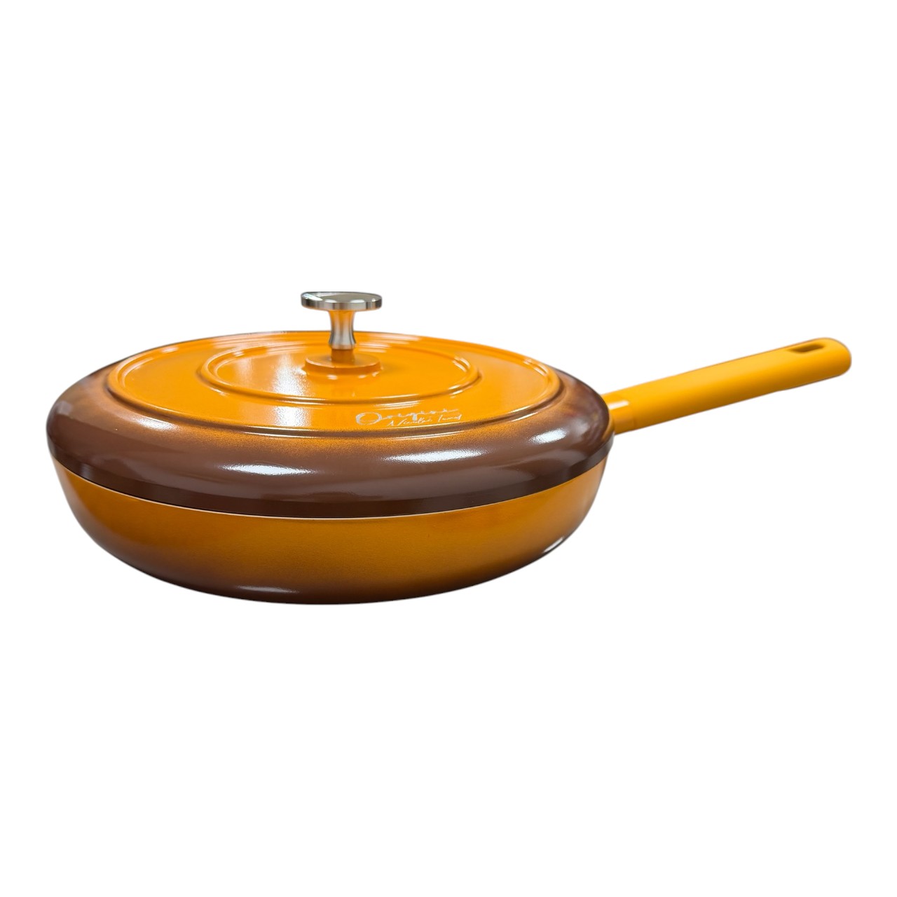 Origini Chef Nicolai Tand, Tigaie cu capac din aluminiu turnat, 26x5 cm