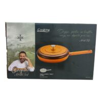 Origini Chef Nicolai Tand, Tigaie cu capac din aluminiu turnat, 26x5 cm