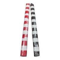 Perdea usa (insecte) din PVC dantelata cu fasii colorate, 90x205 cm