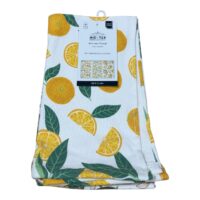 Set 3 Prosop bucatarie bumbac colorate diverse decoruri (Fructe), 30x55 cm