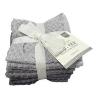 Set 9 Prosop bucatarie bumbac (Gri), 30x30 cm