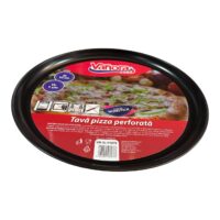 Vanora Tava Pizza perforata rotunda de copt, 32x1 cm
