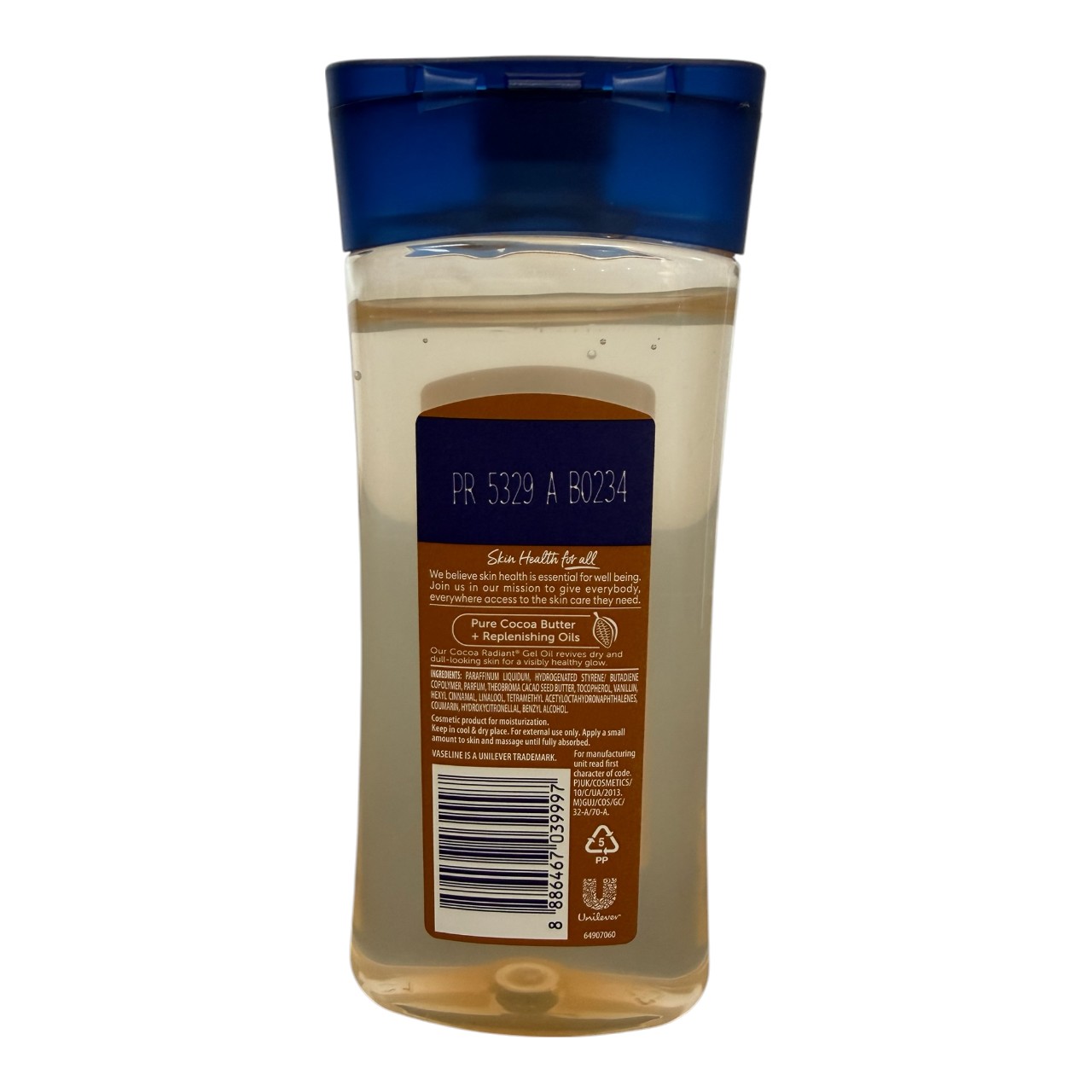 Vaseline Gel Ulei corp cocoa radiant, 200 ml - imagine 2