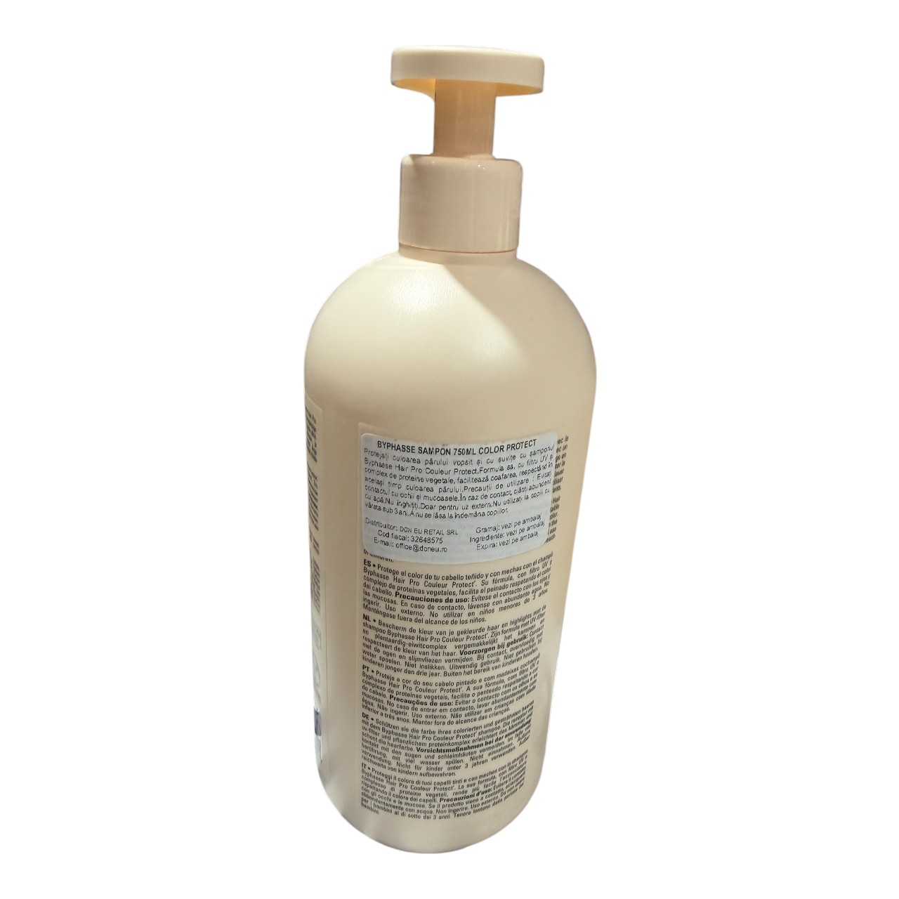 Byphasse Sampon cu pompita (Color Protect), 750 ml - imagine 2
