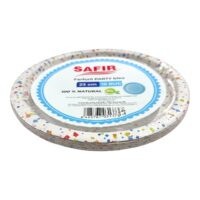 Farfurii Party Bleu unica folosinta din carton (23 cm), 15 bucati