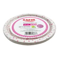 Farfurii Party Roz unica folosinta din carton (23 cm), 15 bucati