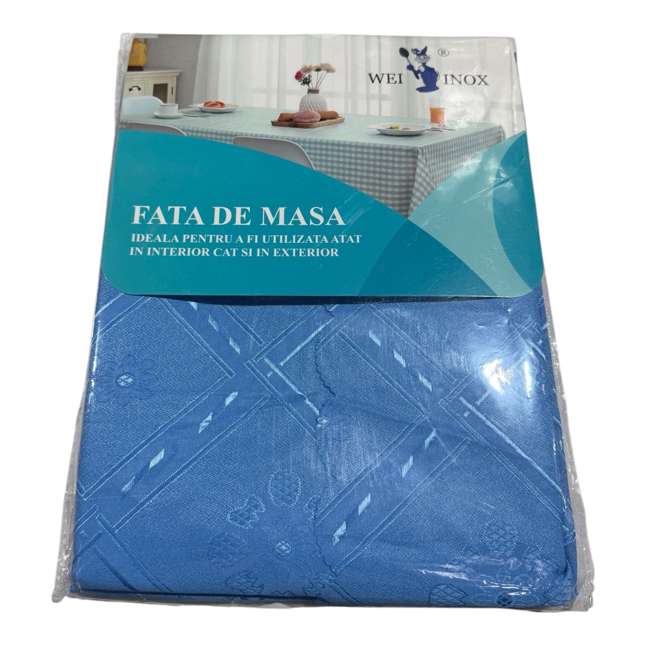 Fata de Masa material textil (Albastru), 140 x 180 cm