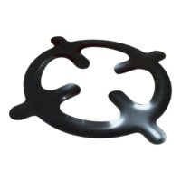 Suport negru gratar ochi aragaz, 150 mm