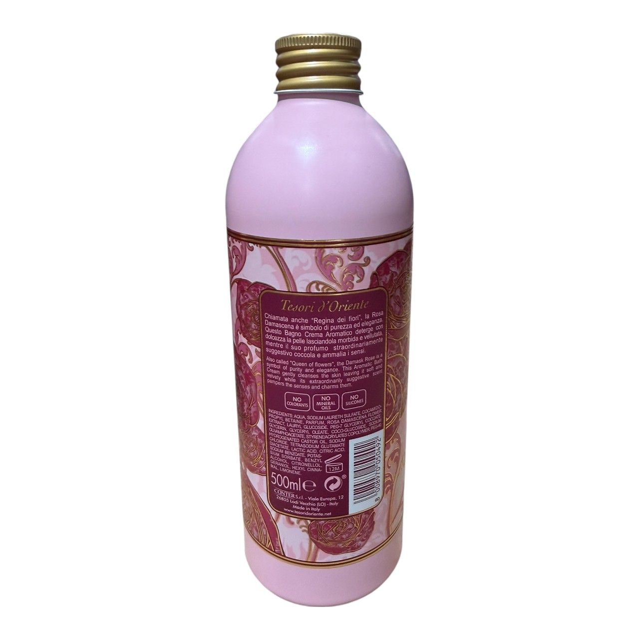 Tesori d'Oriente gel dus crema de baie (Imperial Rose), 500 ml - imagine 2