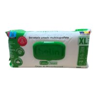 Helin Easy Clean Servetele umede multisuprafete cu Otet si Bicarbonat, (White Soap) 100 bucati
