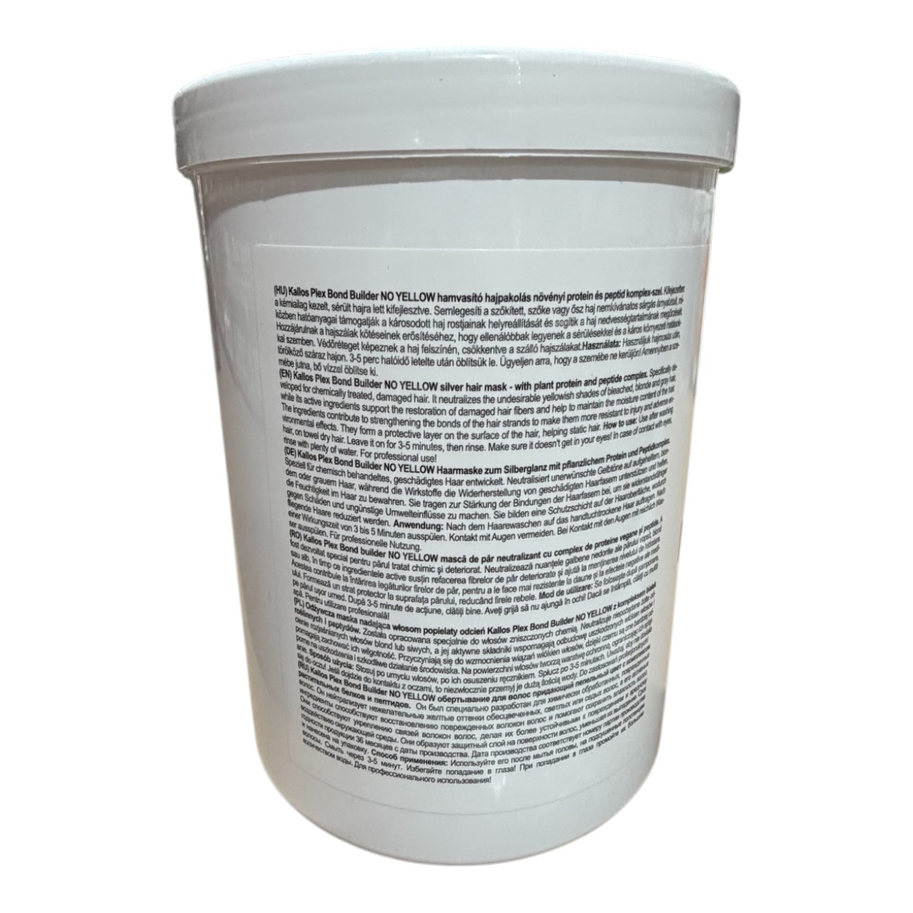 Kallos Plex Bond Builder Masca de par (No Yellow), 1000 ml - imagine 2