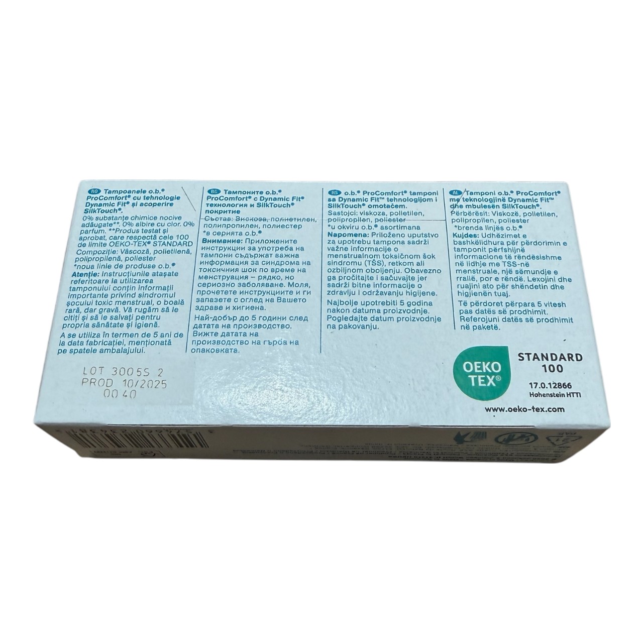 OB Tampoane interne ProComfort (Normal) , 16 buc - imagine 2