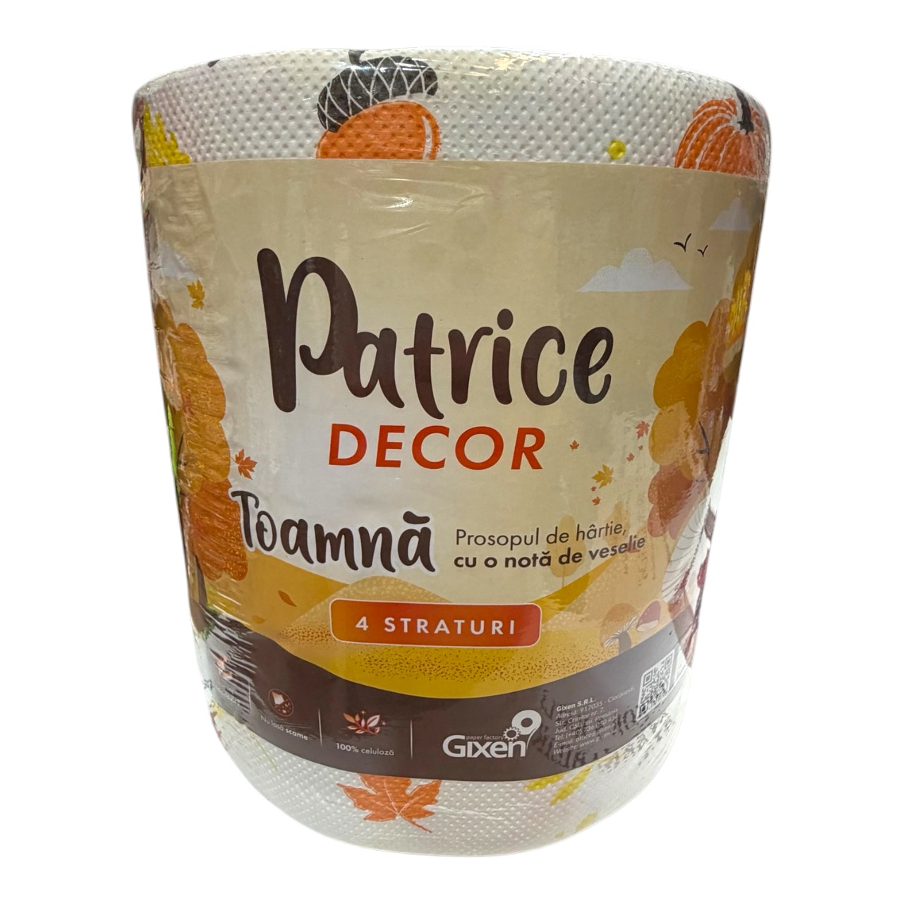 Patrice Decor Toamna Prosop bucatarie hartie, 4 straturi
