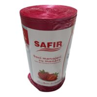 Safir Maxi Saci menajeri cu manere 35 litri parfumati (Capsuna), 50 bucati