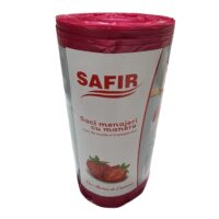 Safir Maxi Saci menajeri cu manere 60 litri parfumati (Capsuna), 40 bucati