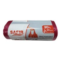 Safir Saci menajeri cu manere 20 litri parfumati (Capsuni), 30 bucati