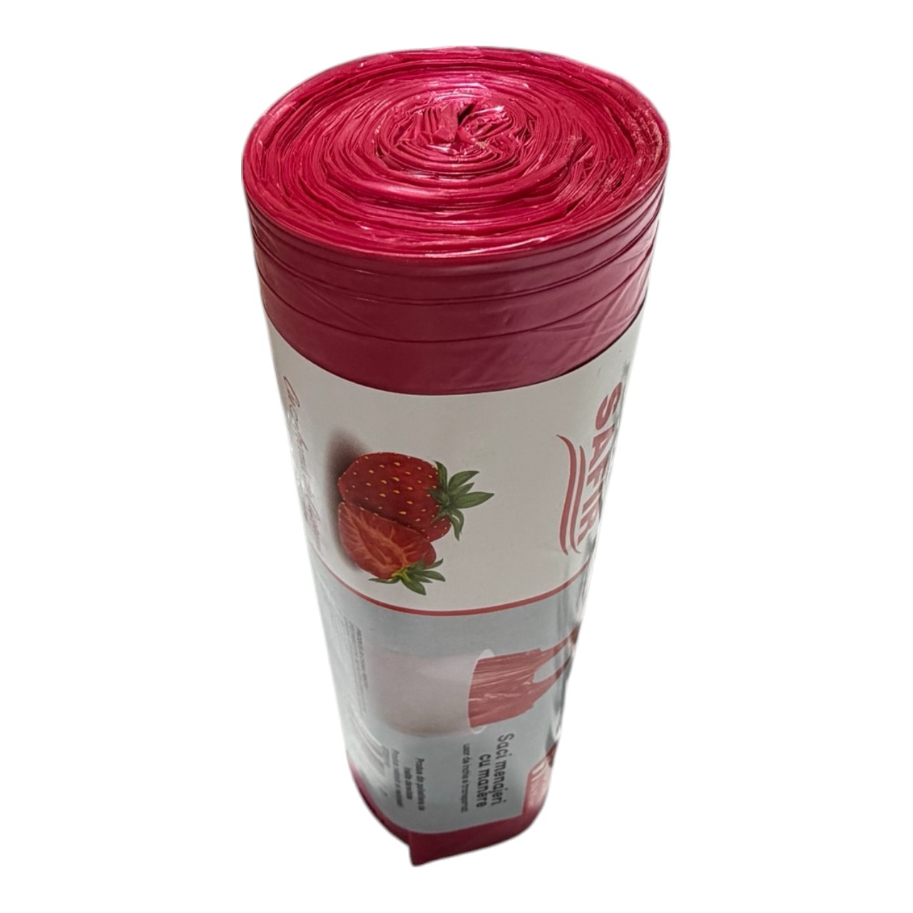 Safir Saci menajeri cu manere 60 litri parfumati (Capsuni), 15 bucati - imagine 2