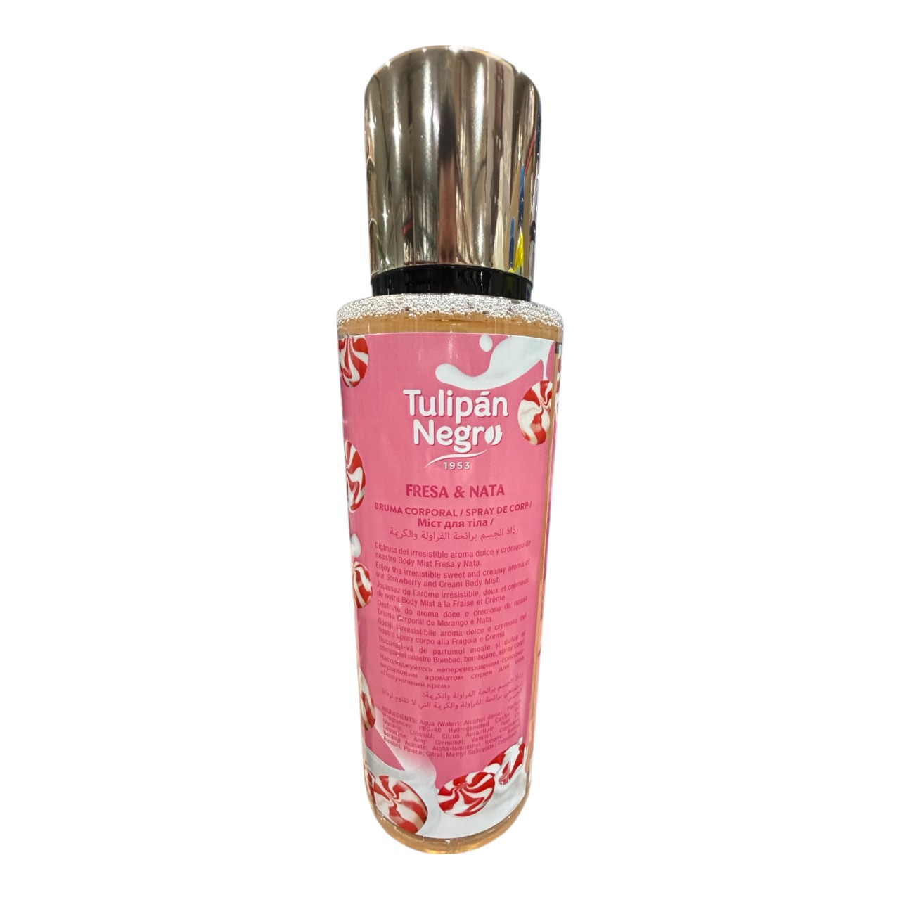 Tulipan Negro Body Mist/Spray Corp (Fresa & Nata), 250 ml - imagine 2