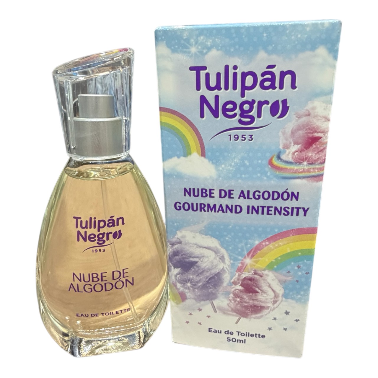 Tulipan Negro Eau de Toilette Gourmand Intensity (Nube de Algodon), 50 ml