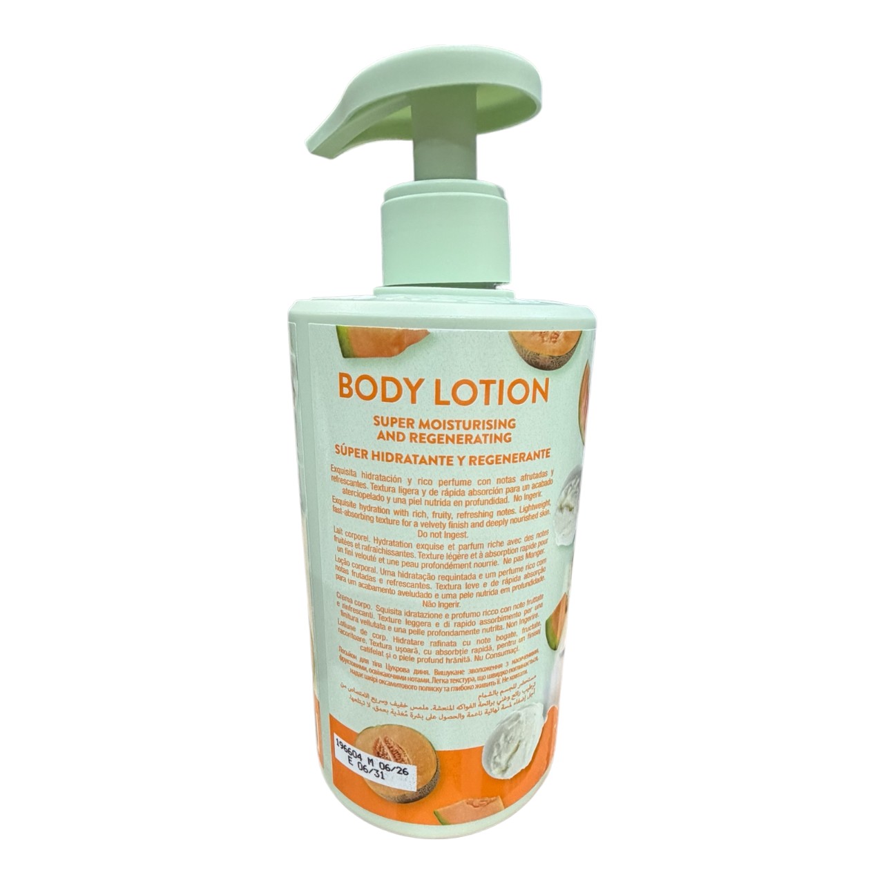 Tulipan Negro Lotiune/Crema Corp Sugar Melon cu pompita, 400 ml - imagine 2